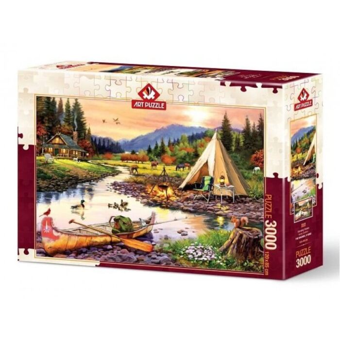 Puzzel Camping Friends 3000 stukjes