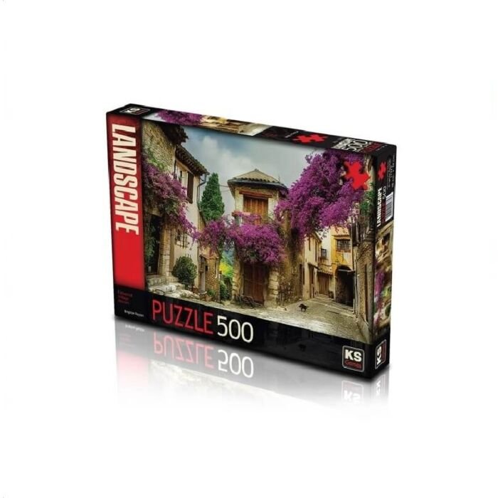 Doos Legpuzzel Flower d Village House