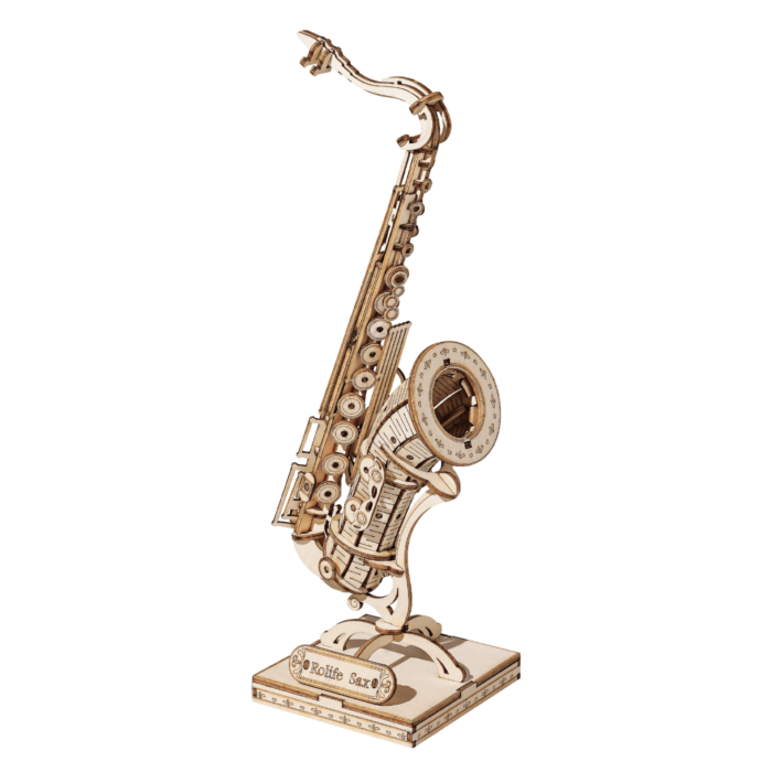 Robotime 3D Houten Puzzel Muziekinstrument Saxofoon