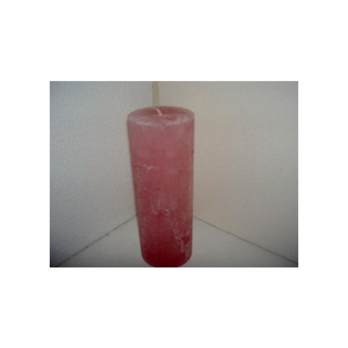 Rustieke kaars groot / Rose