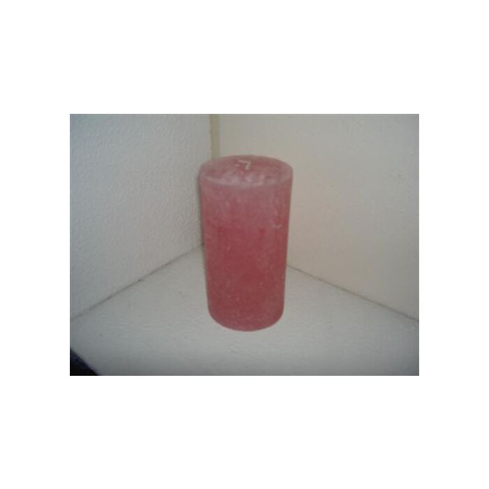 Rustieke kaars middel / Rose