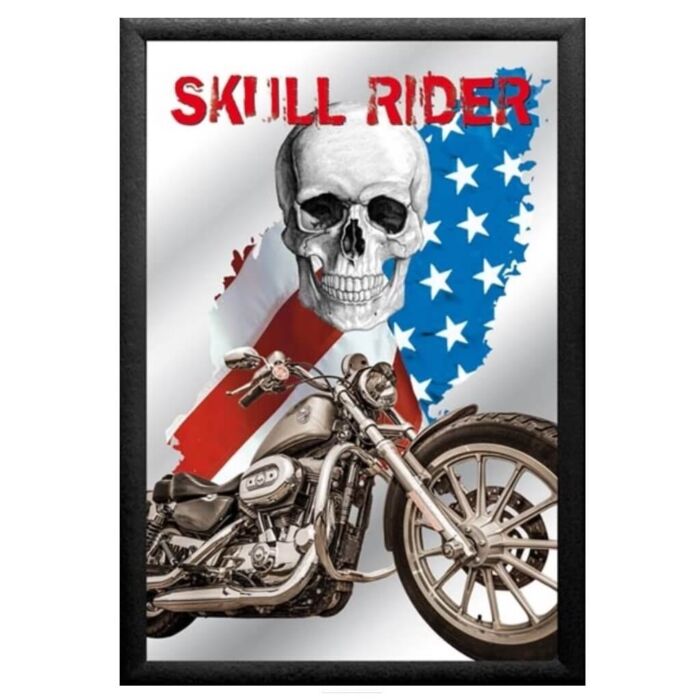 Skull Rider Mancave spiegel