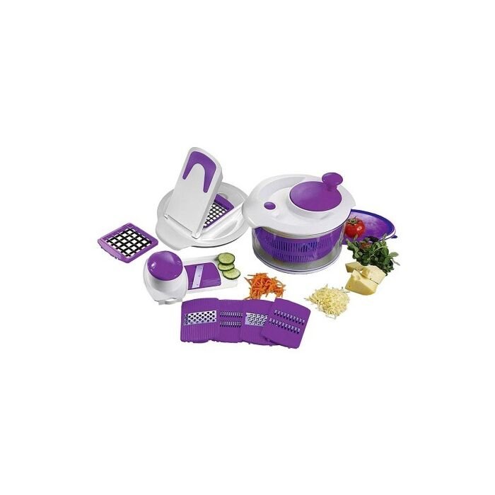 Slacentrifuge en raspen en accessoires  Lila/Wit