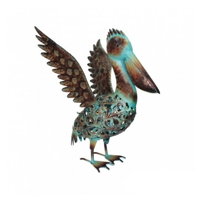 Solar Pelikaan van metaal