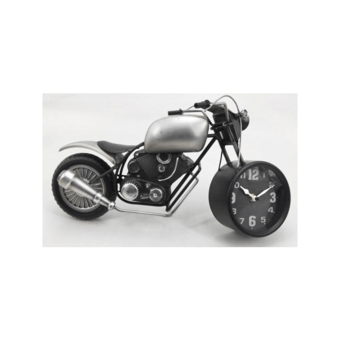 Tafelklok metaal motorfiets