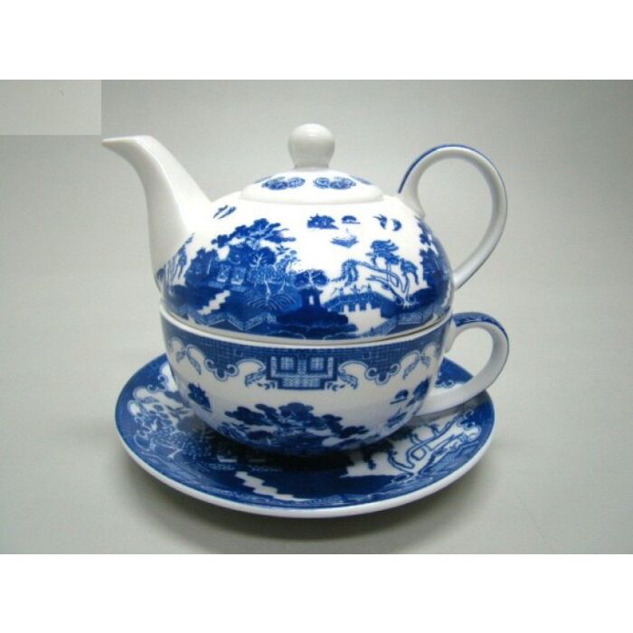 Tea for one set Blue Willow