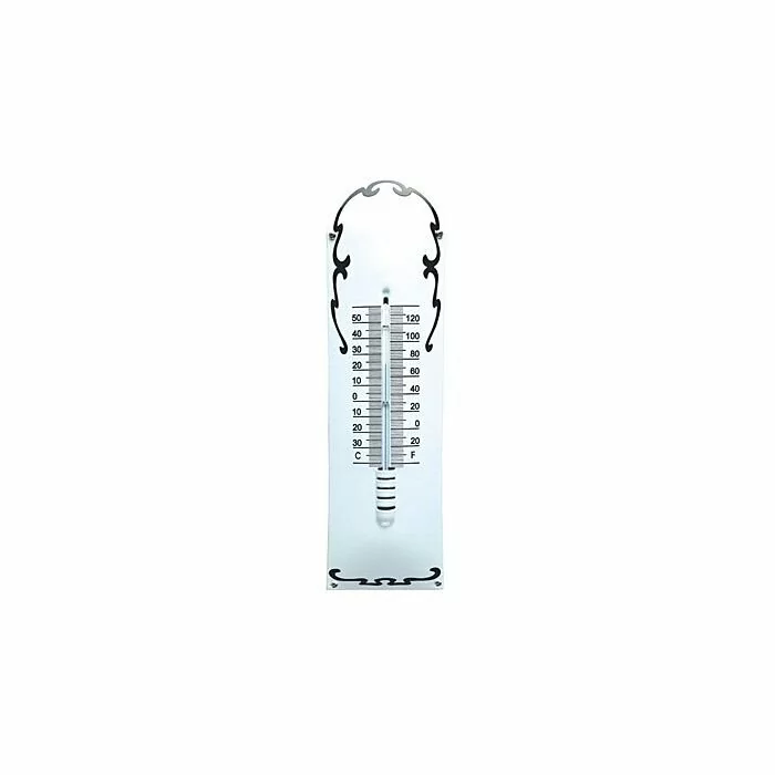 Thermometer Deco Wit / Zwart