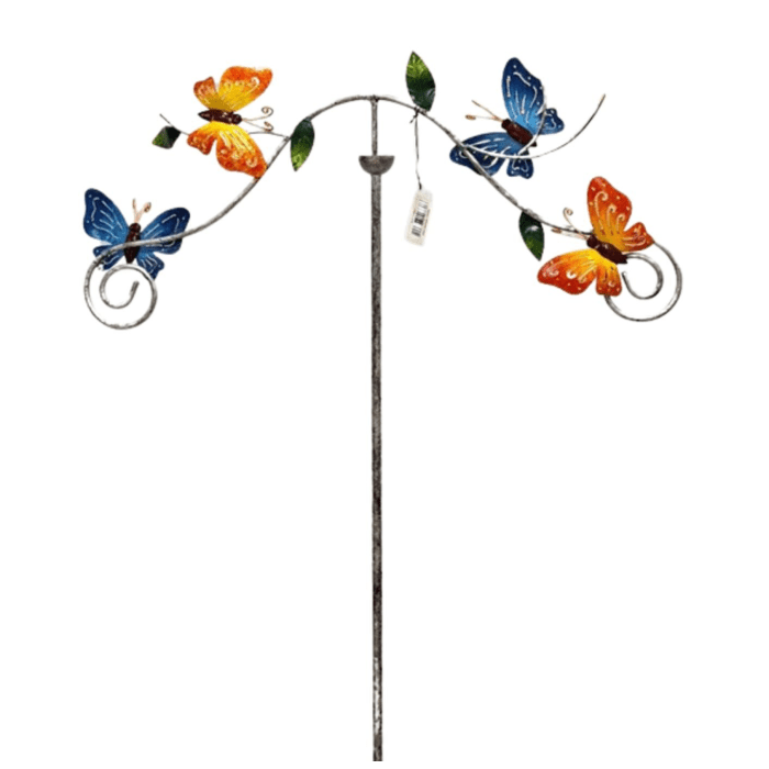 Tuinsteker Vlinder op een stok