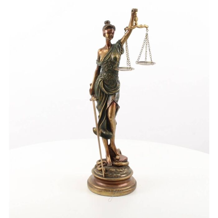 Vrouwe Justitia harsbeeldje