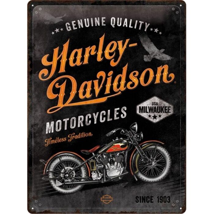 Harley Davidson Wandbord Timeless Tradition