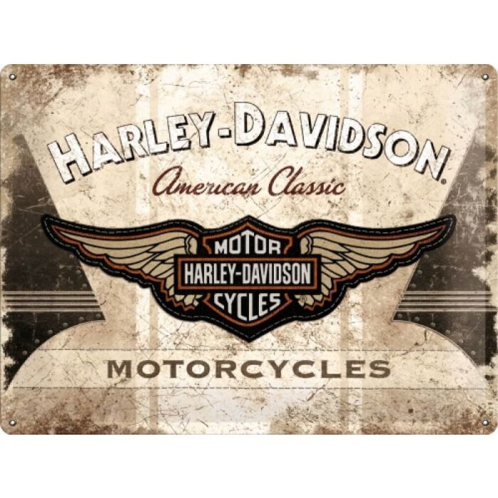 Wandplaat Harley Davidson American Classic