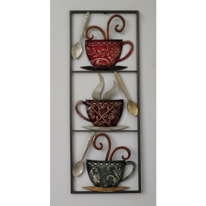 Wanddecoratie frame koffie en thee