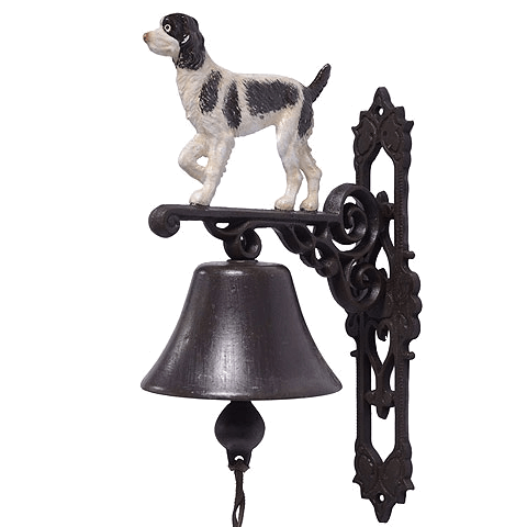 Deurbel gietijzer Hond