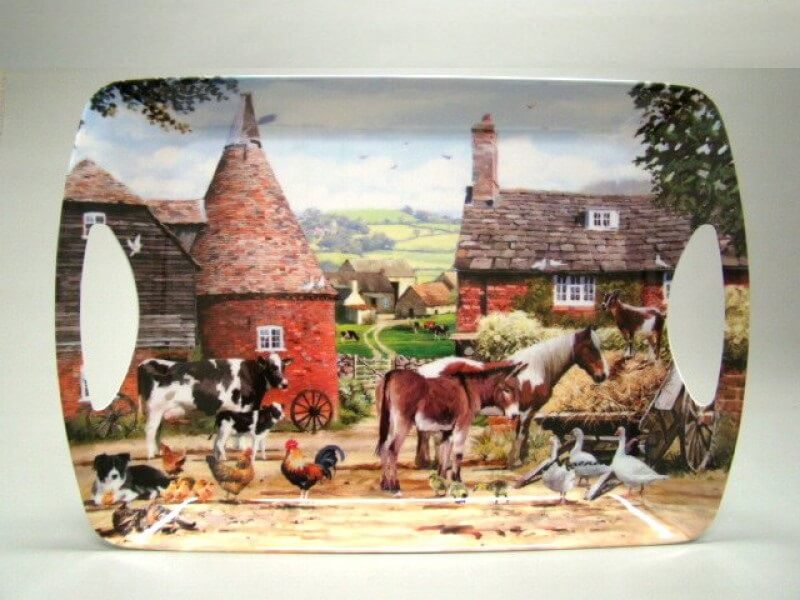Dienblad met Boerderijdieren Dienblad met Boerderijdieren