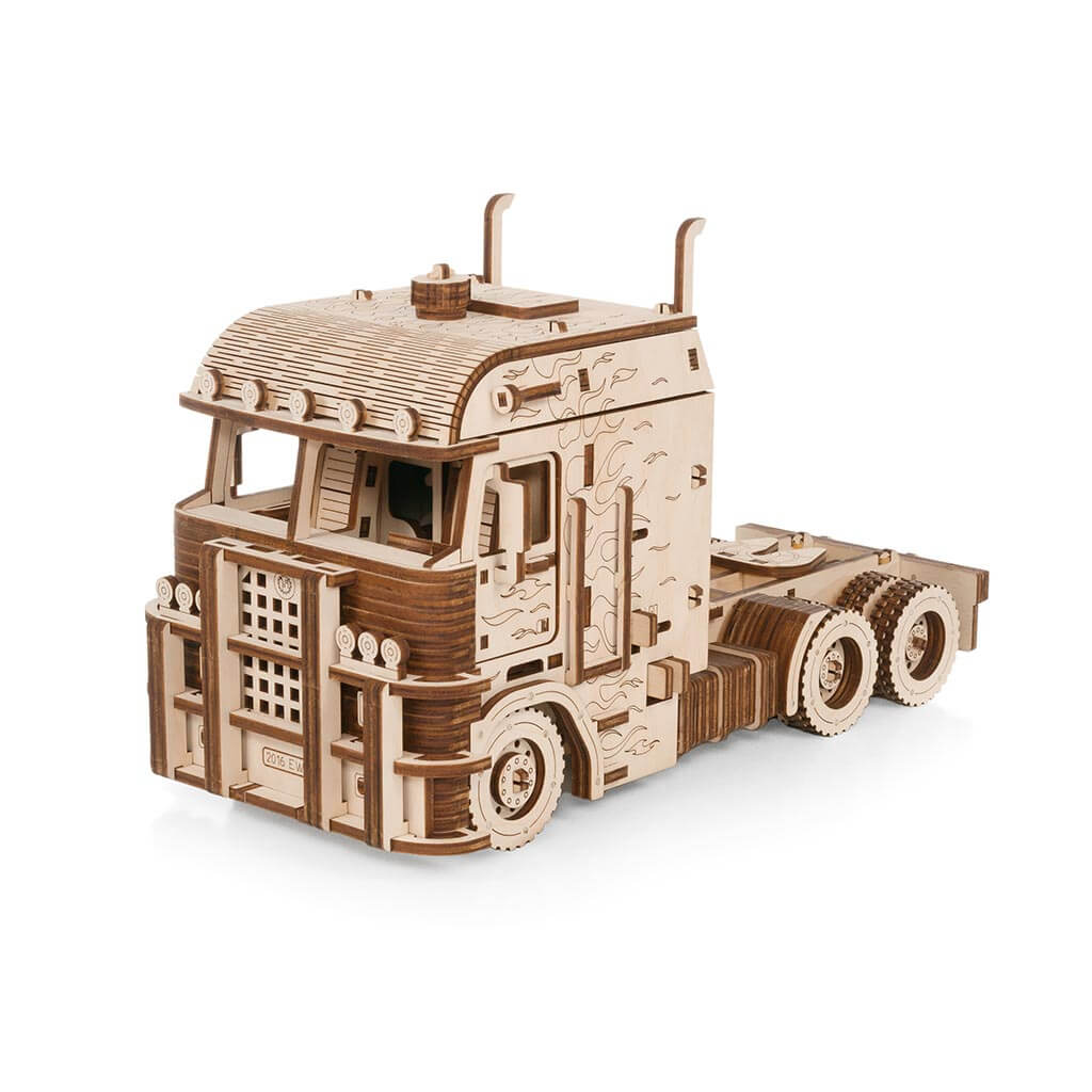 Eco Wood Art 3D Houten Puzzel Truck Road King