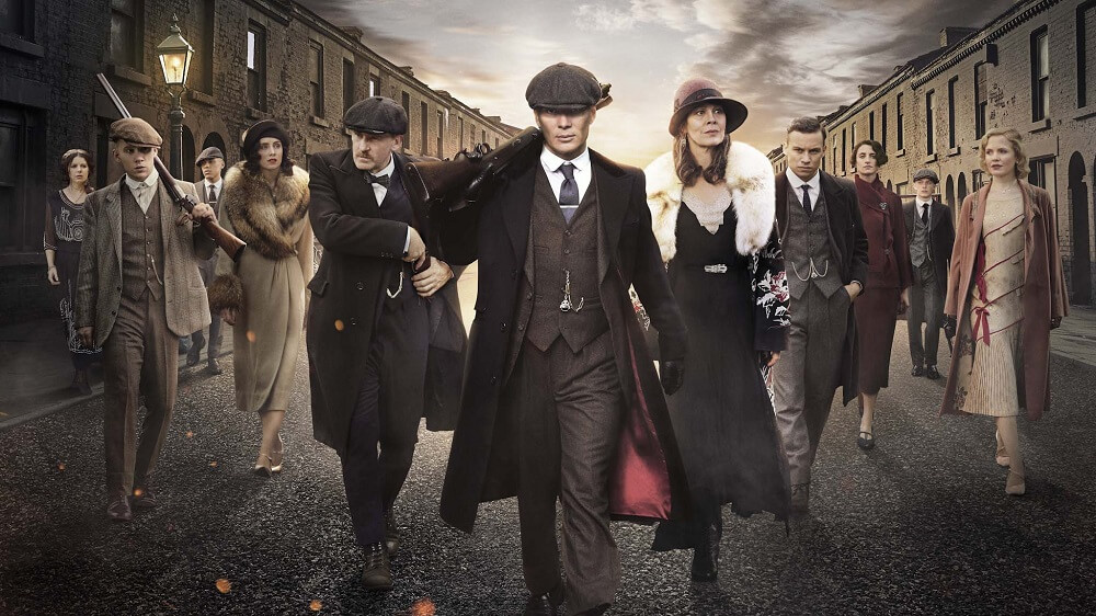 Glasschilderij Peaky Blinders foto op plexiglas