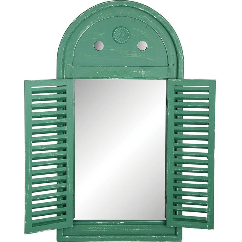 Spiegel Louvre groen - Esschert Design