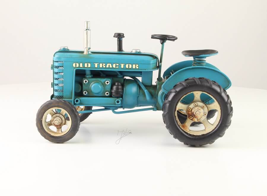 Miniatuurmodel oude Tractor