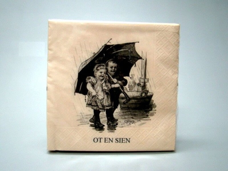 Ot en Sien servetten/ Paraplu