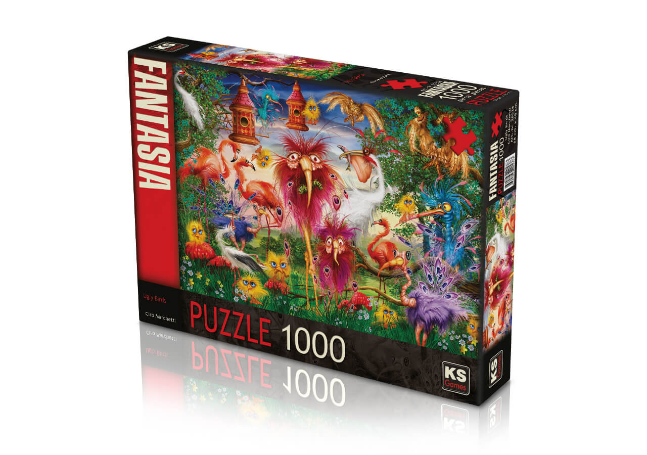 KS Games Ugly Birds puzzel 1000 stukjes