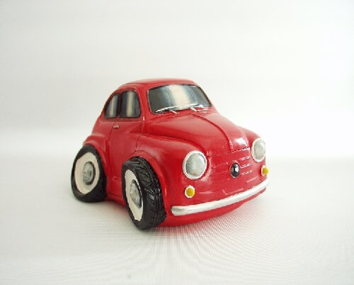 Spaarpot rood 600