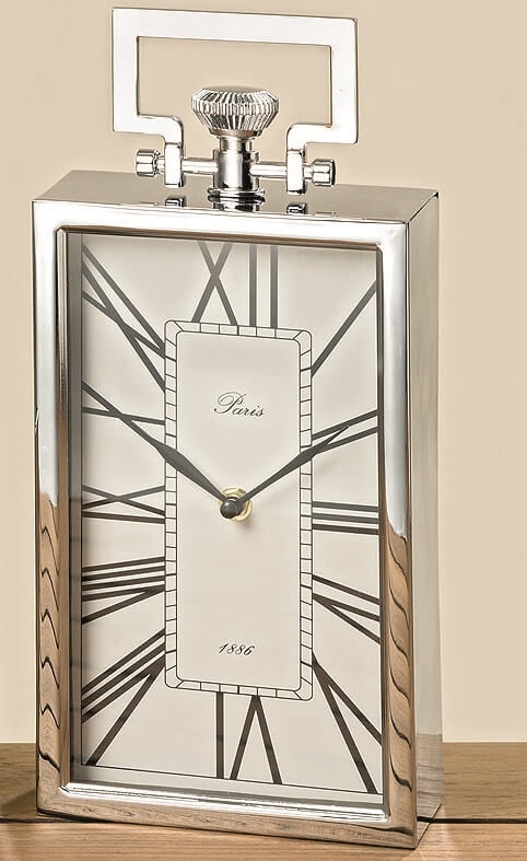 Boltze Klok Metaal Chrome Omranding boltze kopen in de aanbieding