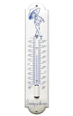 Emaille thermometer Ballerina