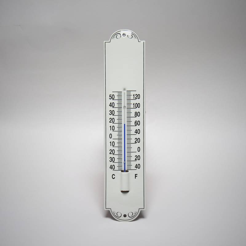 Thermometer Blanco Cr?me / Zwart