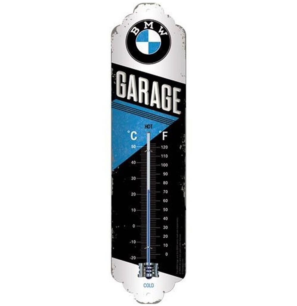 Thermometer BMW Garage metaal