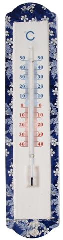 Thermometer keramiek Blue Blossom - Esschert Design