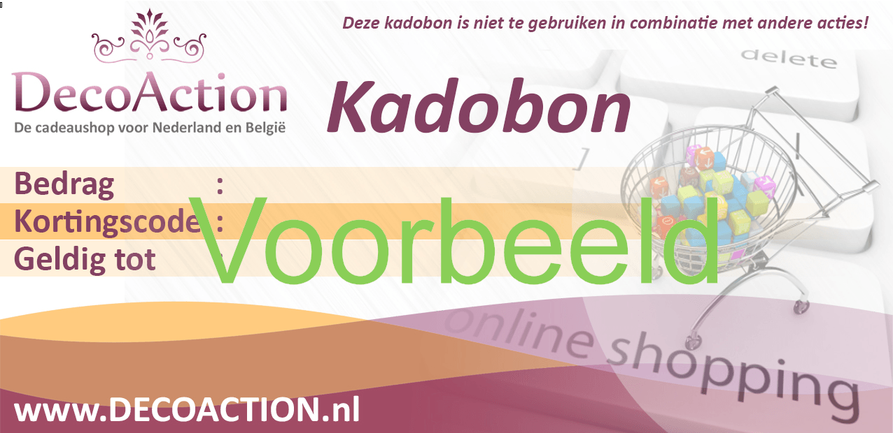 Cadeaubon - Kortingsbon