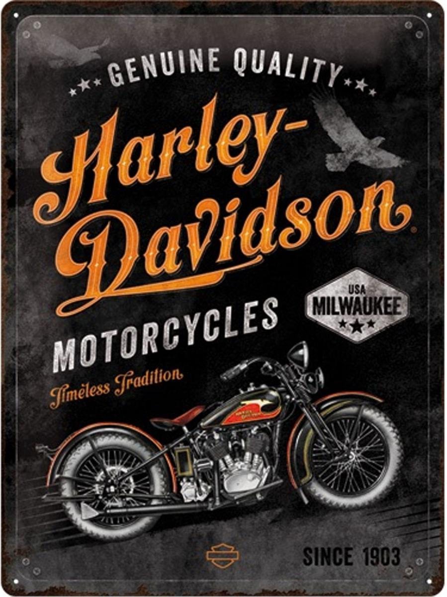 Harley Davidson Wandbord Timeless Tradition