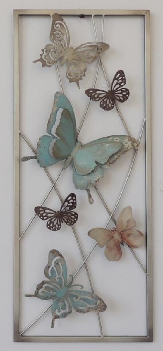 Wanddecoratie frame 3D vlinders