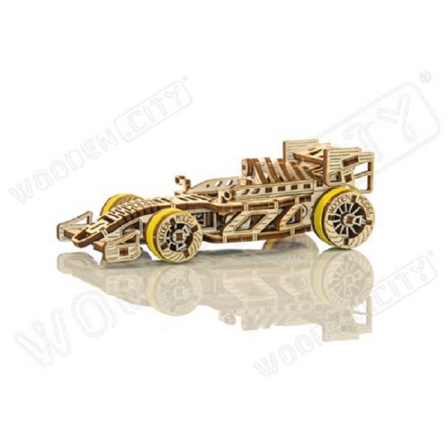 Wooden City formule 1 wagen