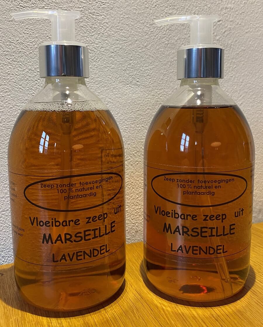 Zeeppompje Marseille zeep Lavendel Zeeppompje Marseille zeep Lavendel