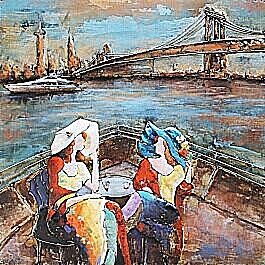 Metalen wanddecoratie