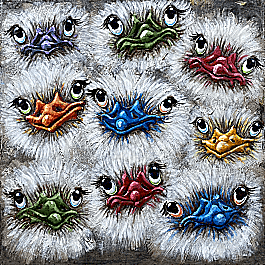 Industriële schilderijen als wanddecoratie kopen 